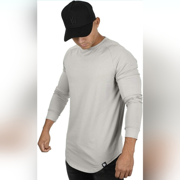 YoungLA Raglan Long Sleeve New Grey - Picture 1 of 4